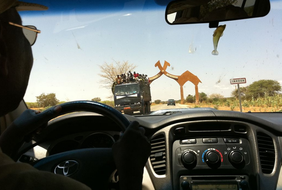 Driving through Niger